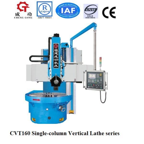 CVT160 single-column vertical turning lathe